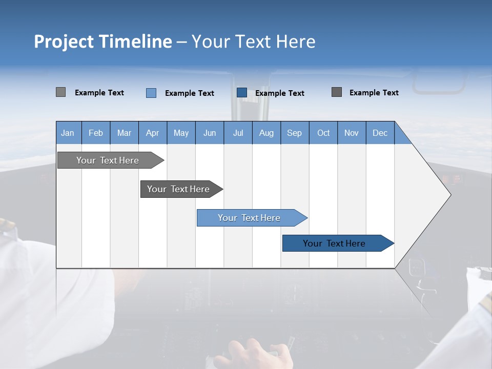 Glass Window Flight PowerPoint Template