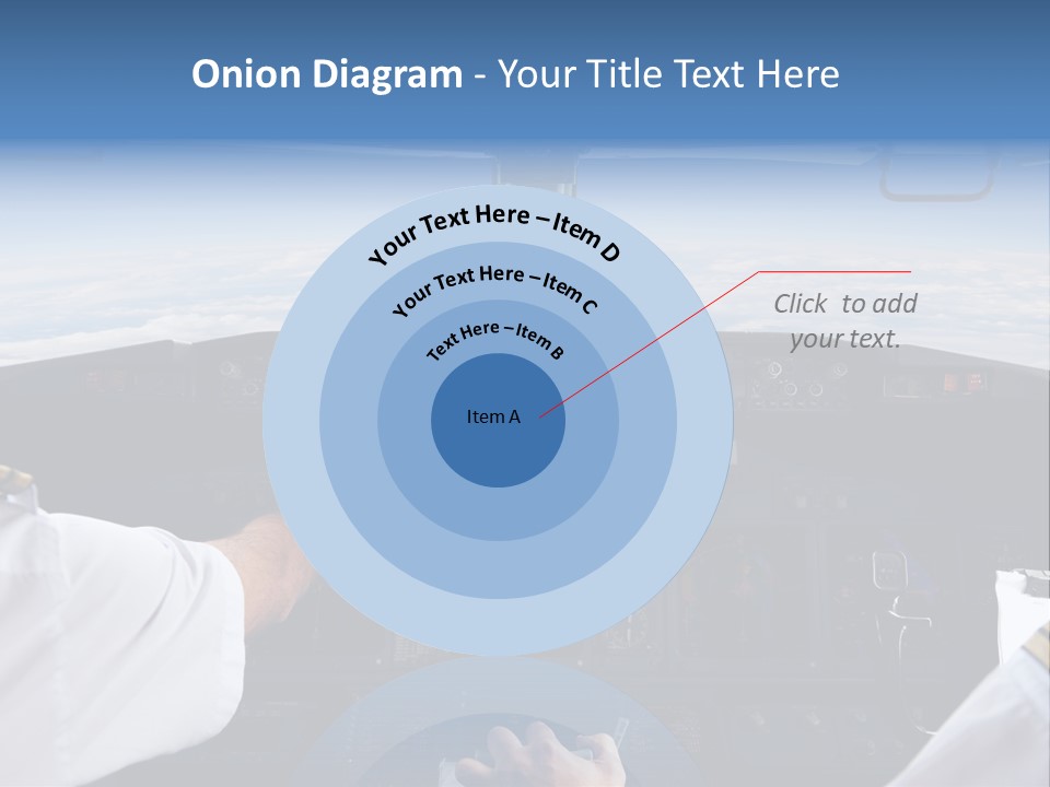 Glass Window Flight PowerPoint Template