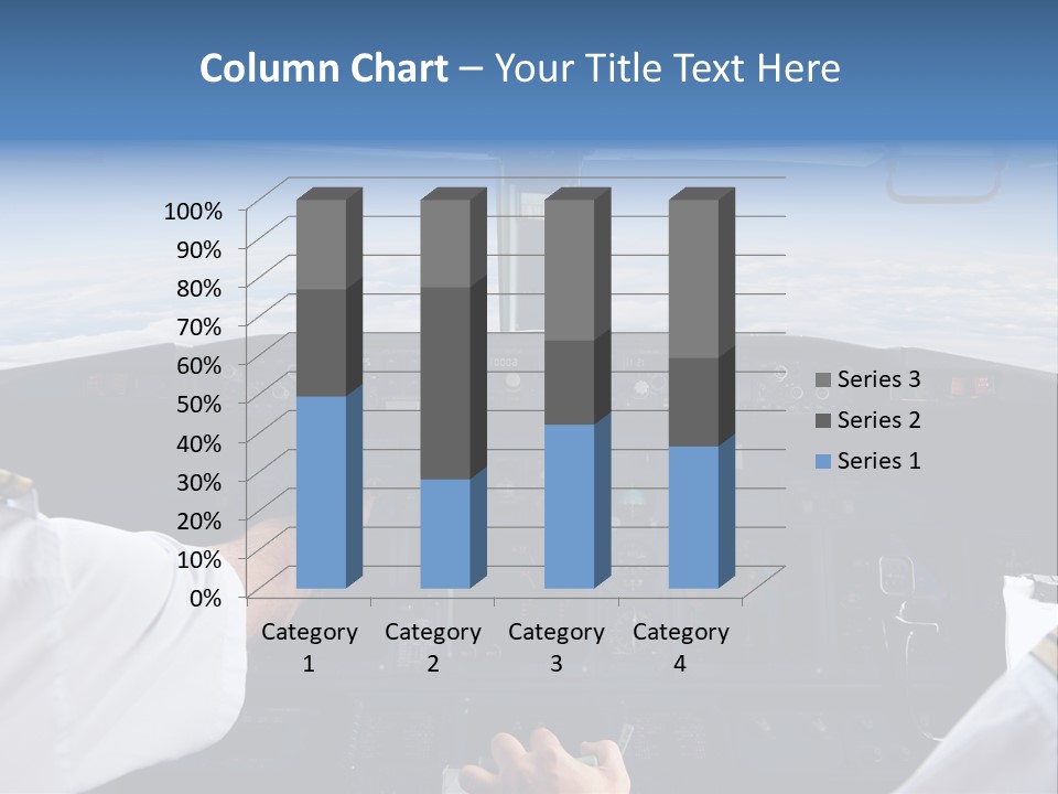Glass Window Flight PowerPoint Template