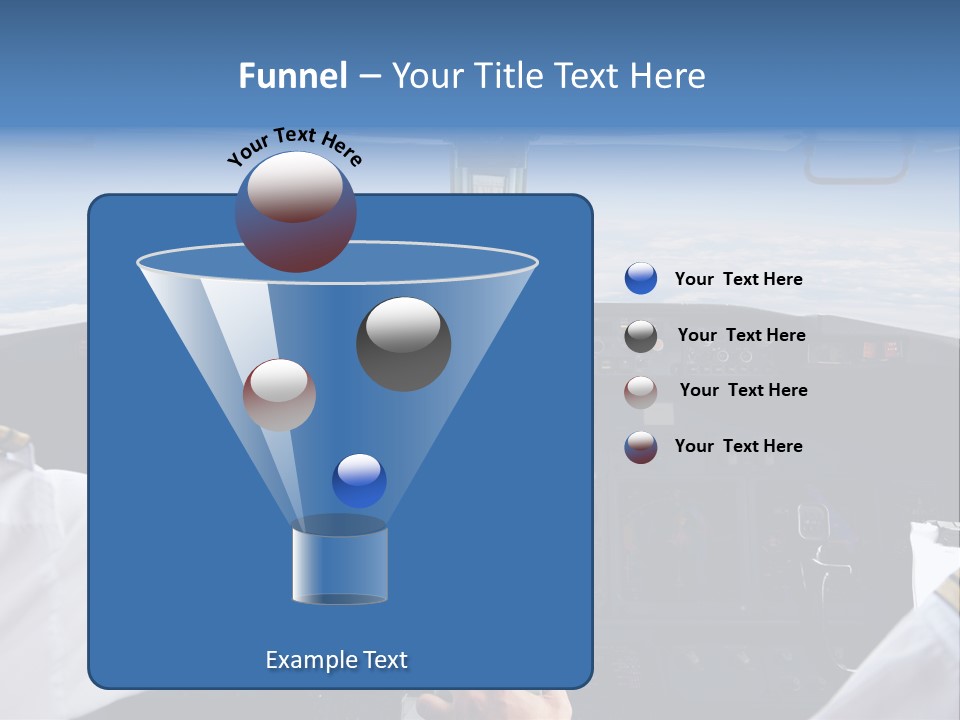 Glass Window Flight PowerPoint Template