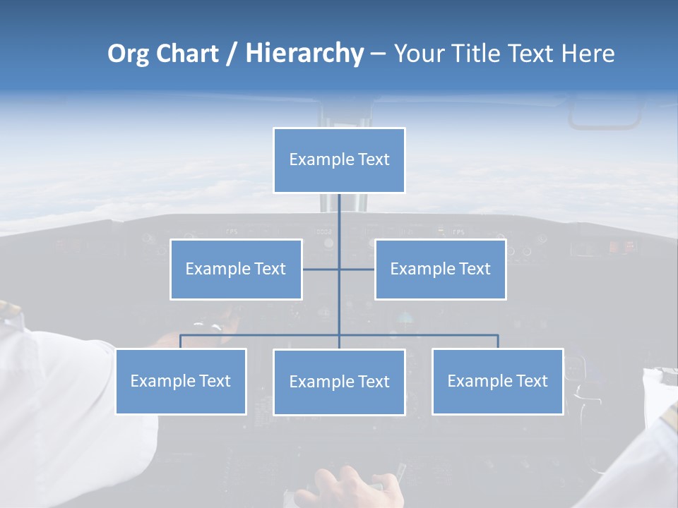 Glass Window Flight PowerPoint Template