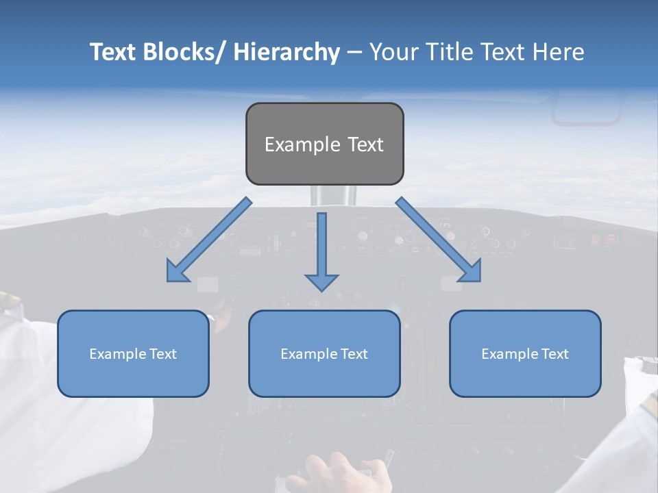 Glass Window Flight PowerPoint Template