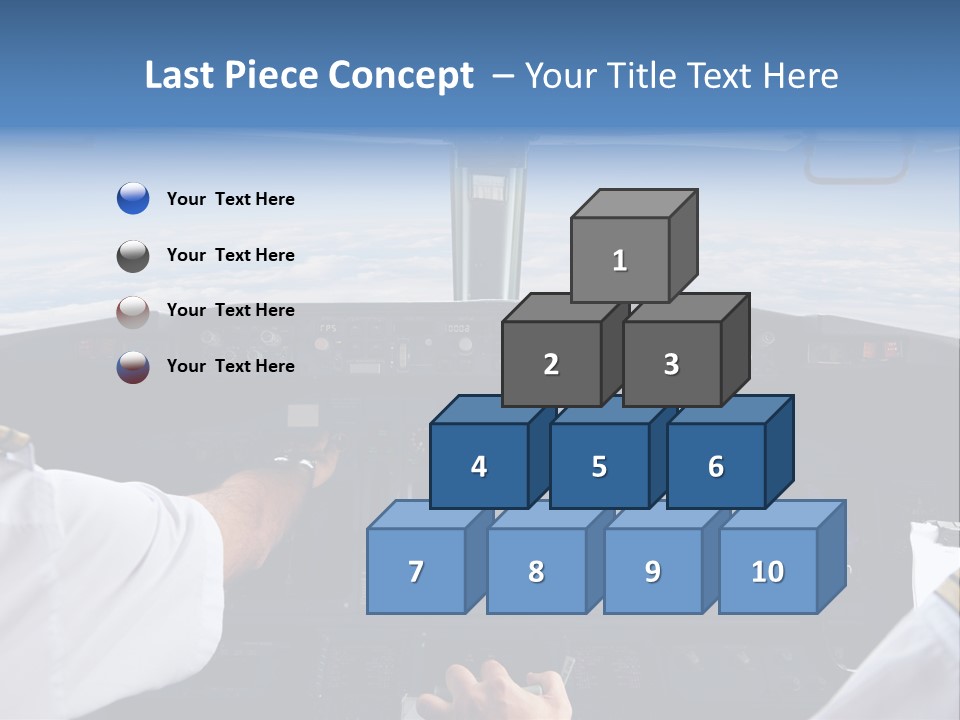 Glass Window Flight PowerPoint Template