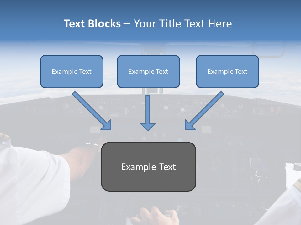 Glass Window Flight PowerPoint Template