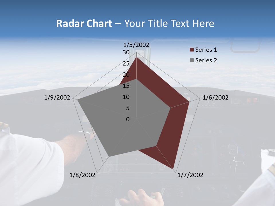Glass Window Flight PowerPoint Template