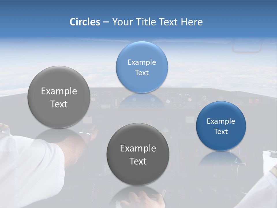 Glass Window Flight PowerPoint Template