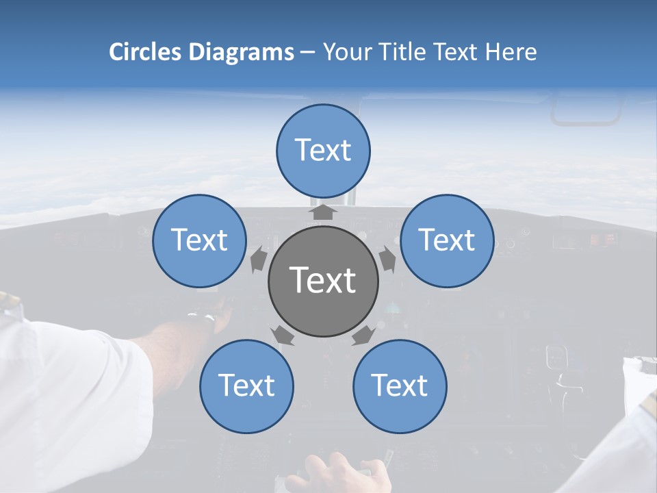 Glass Window Flight PowerPoint Template