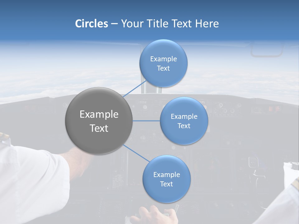 Glass Window Flight PowerPoint Template