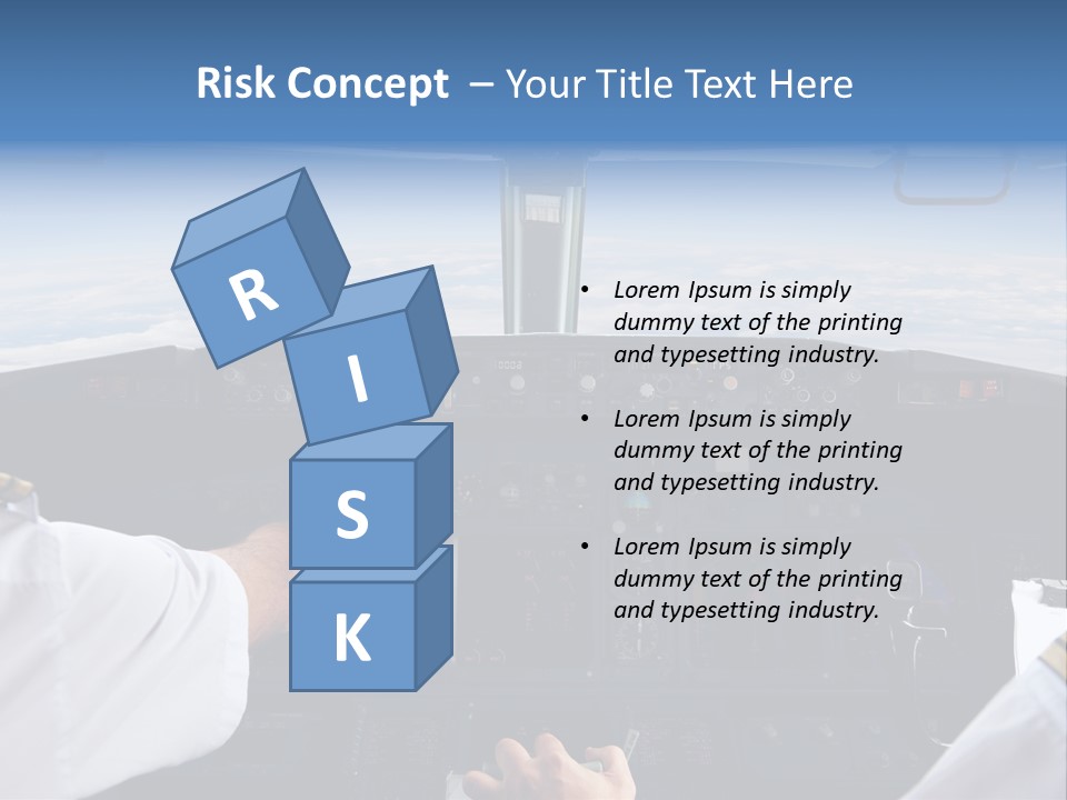 Glass Window Flight PowerPoint Template
