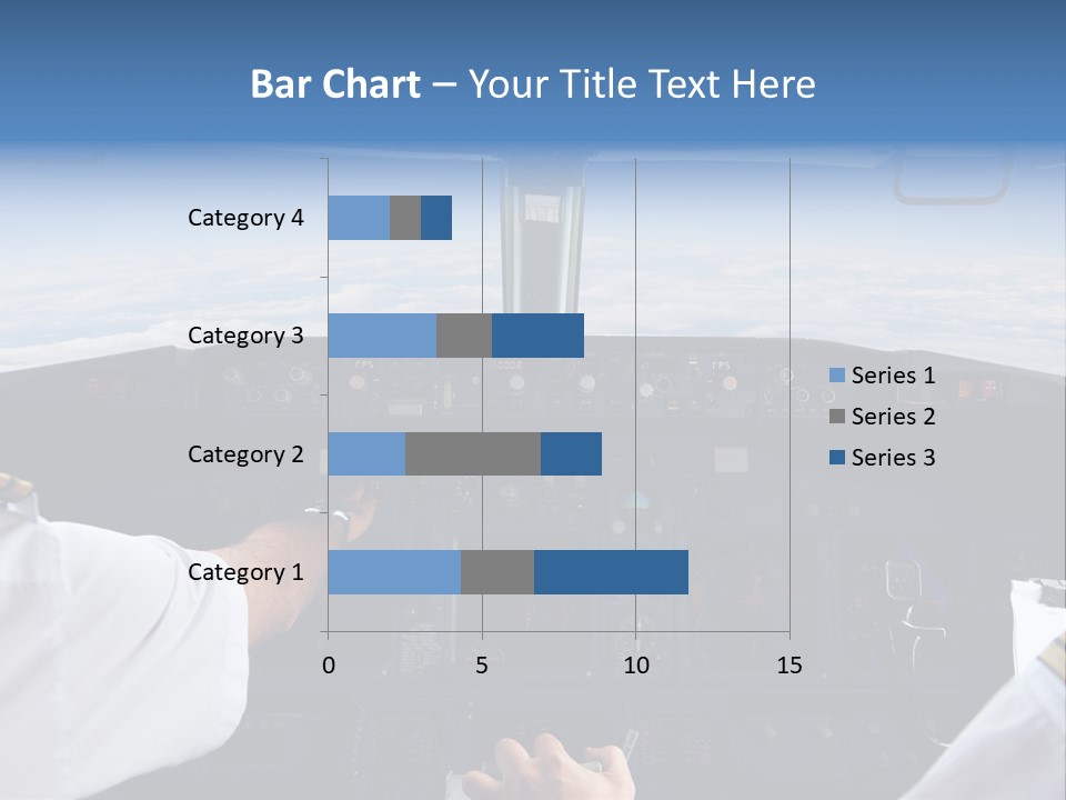 Glass Window Flight PowerPoint Template