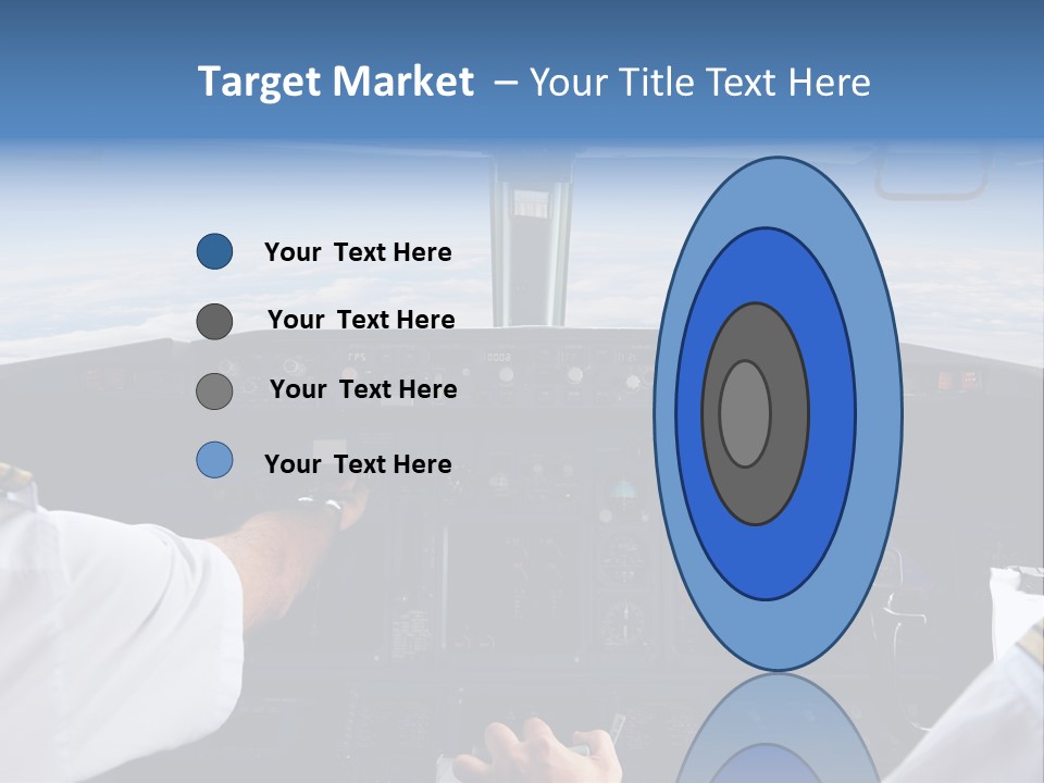 Glass Window Flight PowerPoint Template