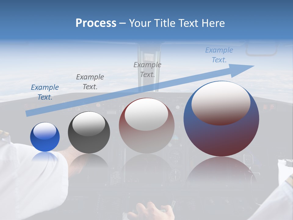 Glass Window Flight PowerPoint Template