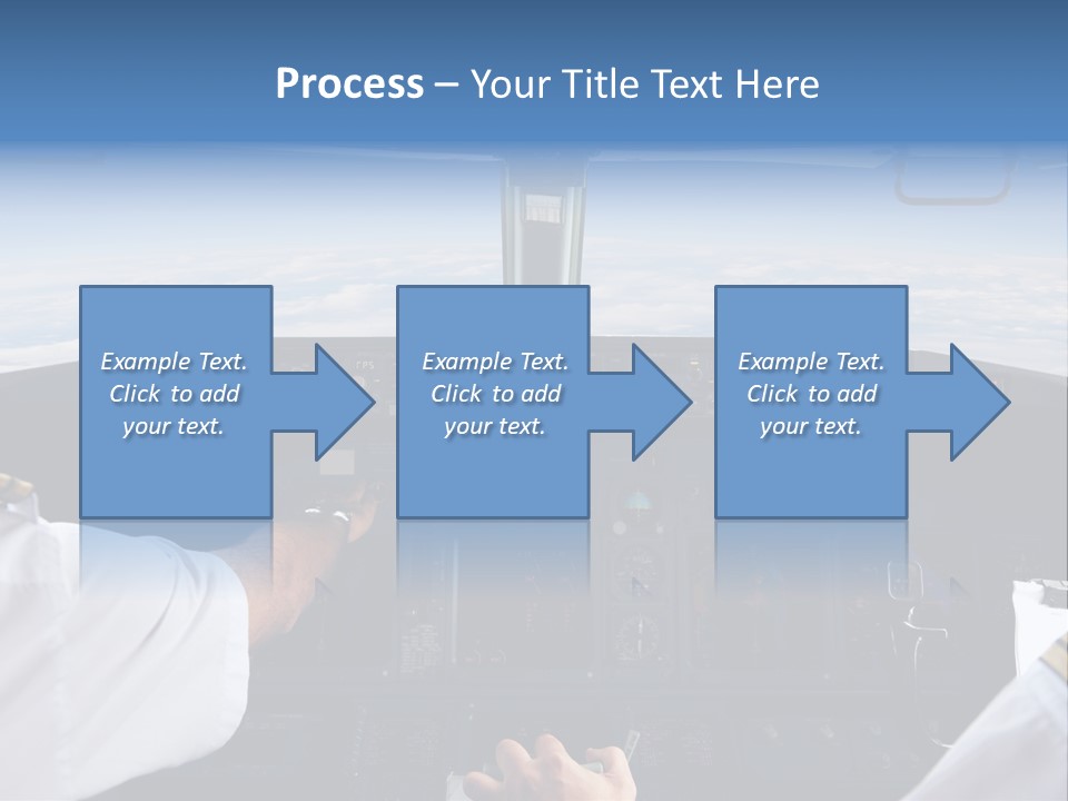 Glass Window Flight PowerPoint Template