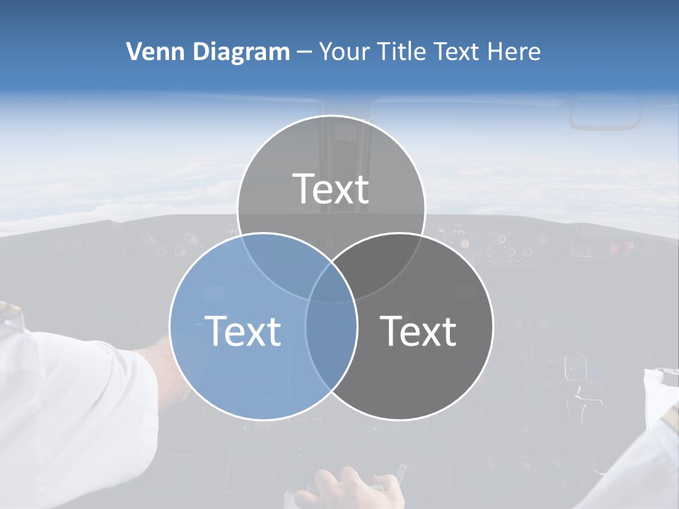 Glass Window Flight PowerPoint Template
