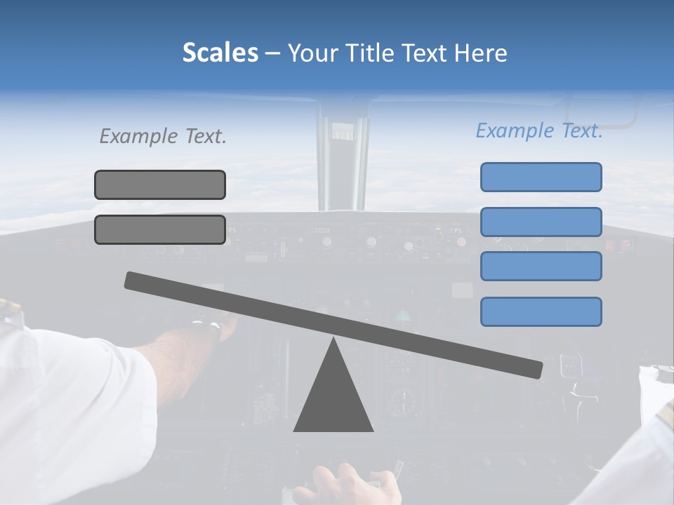 Glass Window Flight PowerPoint Template