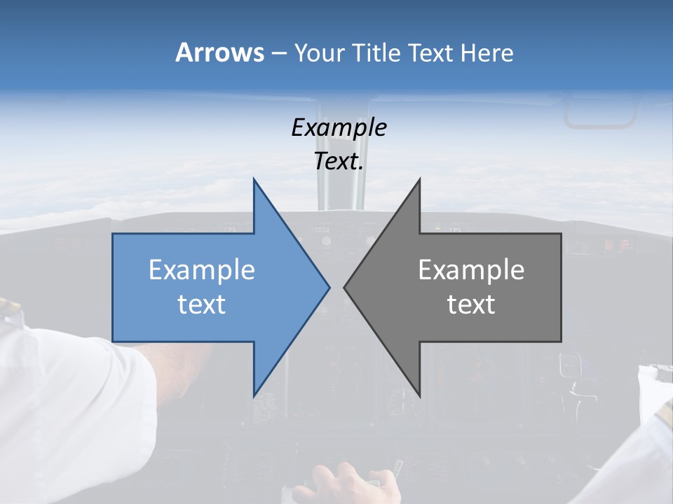 Glass Window Flight PowerPoint Template