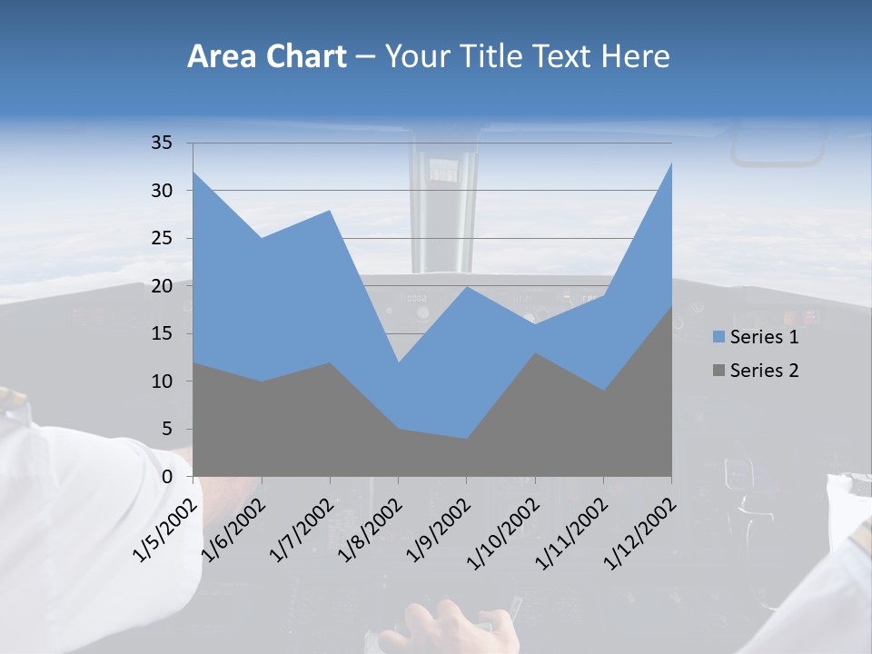 Glass Window Flight PowerPoint Template