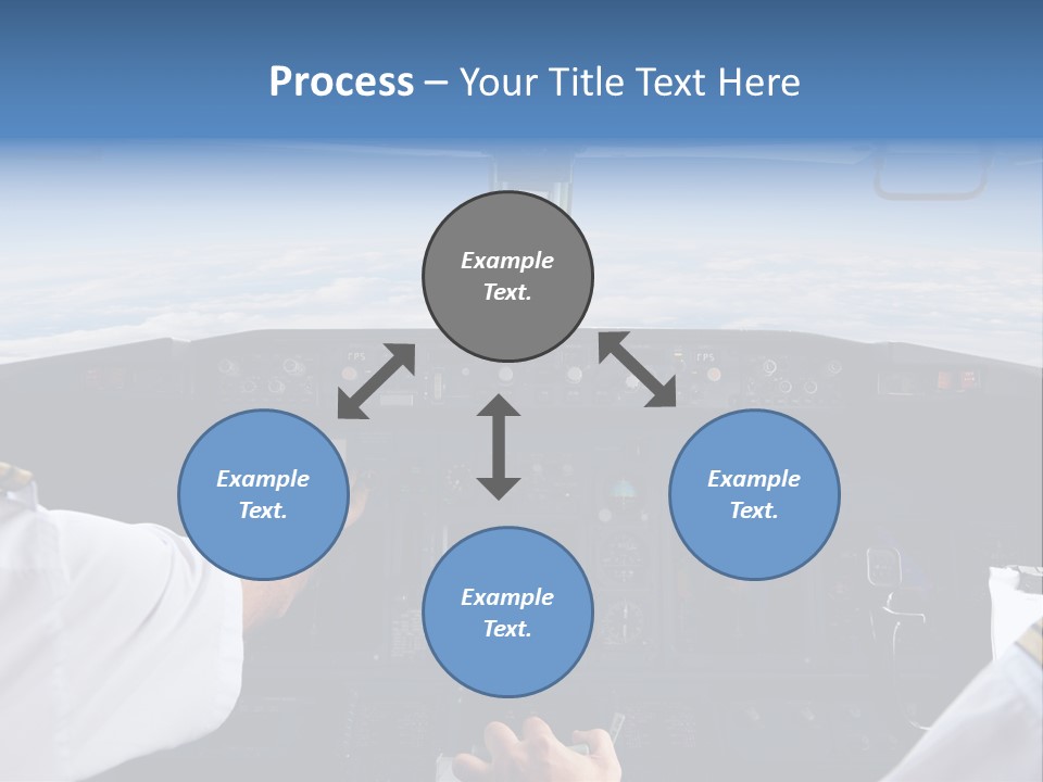 Glass Window Flight PowerPoint Template
