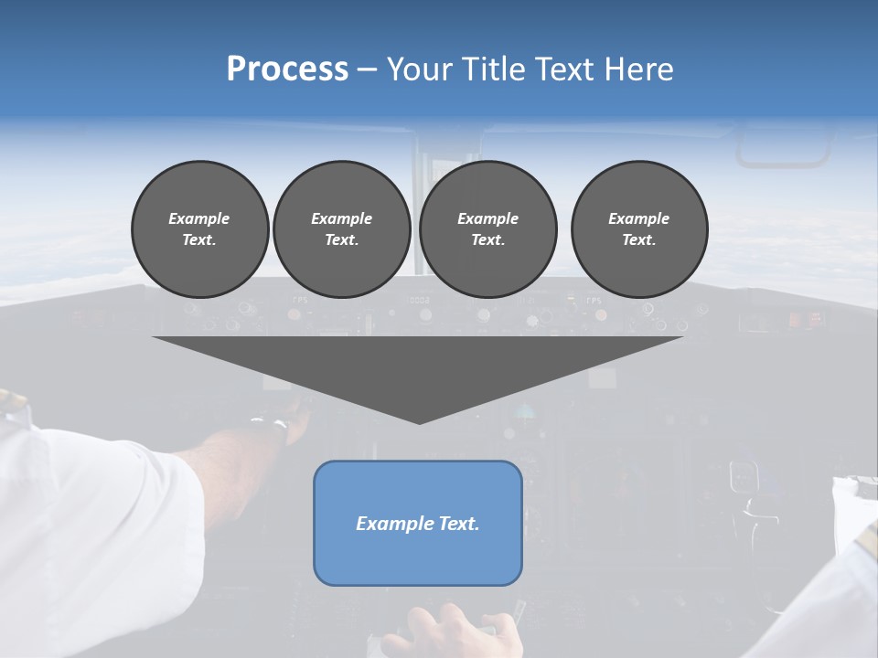 Glass Window Flight PowerPoint Template