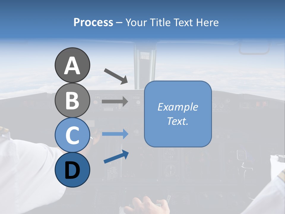 Glass Window Flight PowerPoint Template