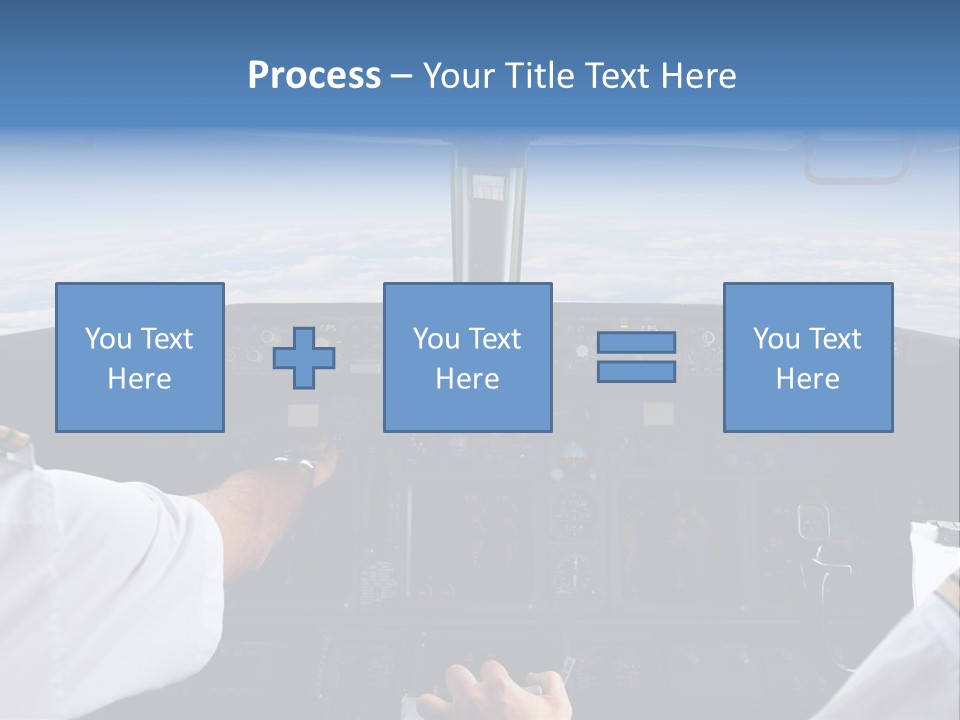 Glass Window Flight PowerPoint Template