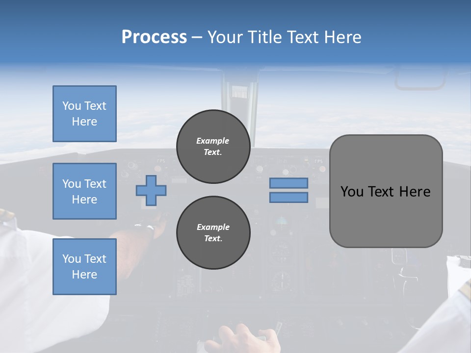 Glass Window Flight PowerPoint Template