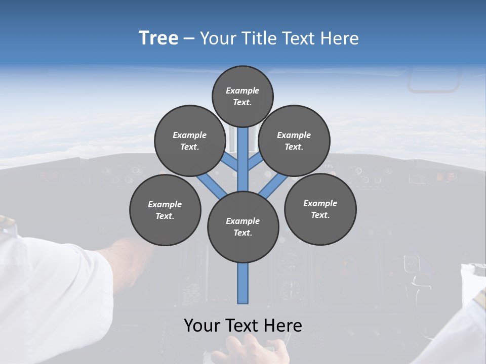 Glass Window Flight PowerPoint Template