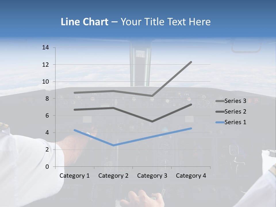 Glass Window Flight PowerPoint Template