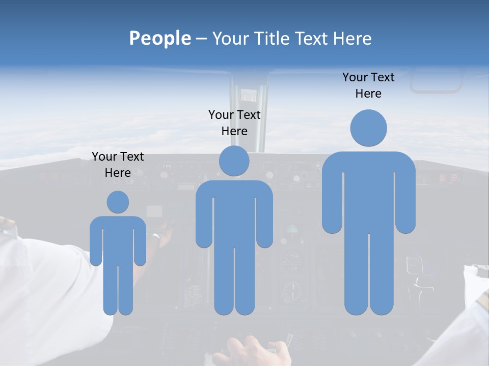 Glass Window Flight PowerPoint Template