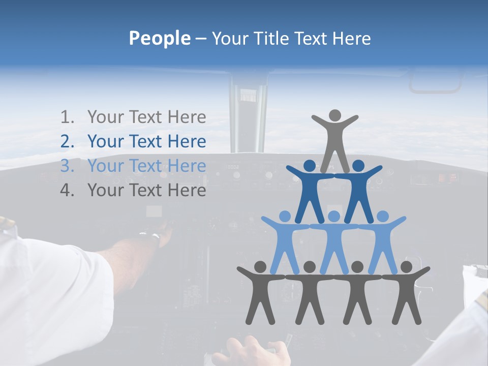Glass Window Flight PowerPoint Template