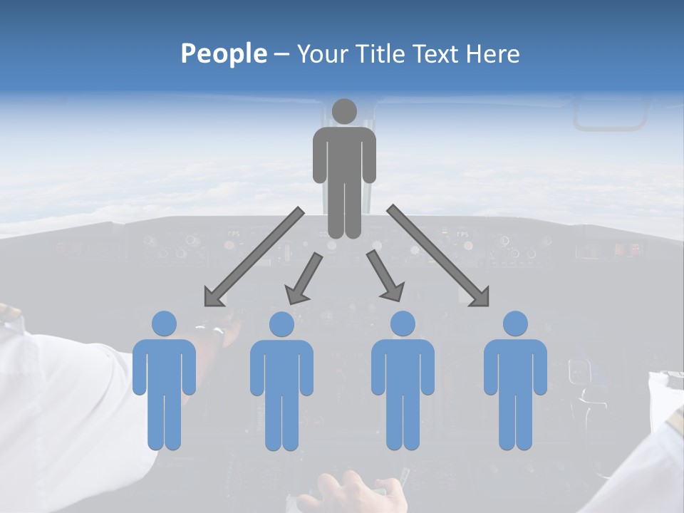 Glass Window Flight PowerPoint Template