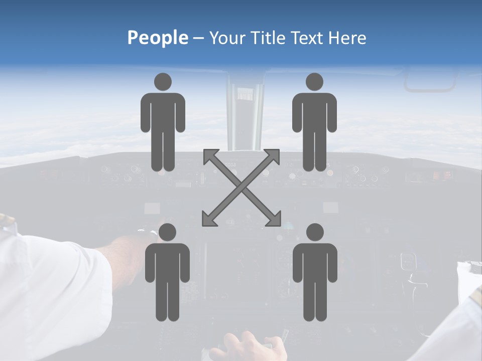 Glass Window Flight PowerPoint Template