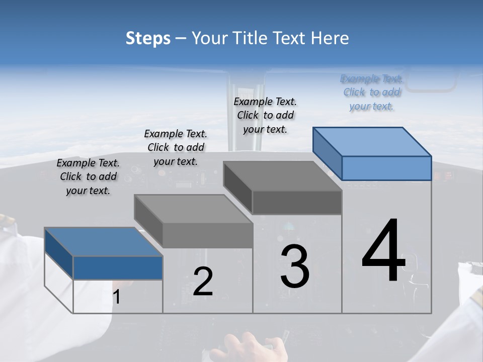 Glass Window Flight PowerPoint Template
