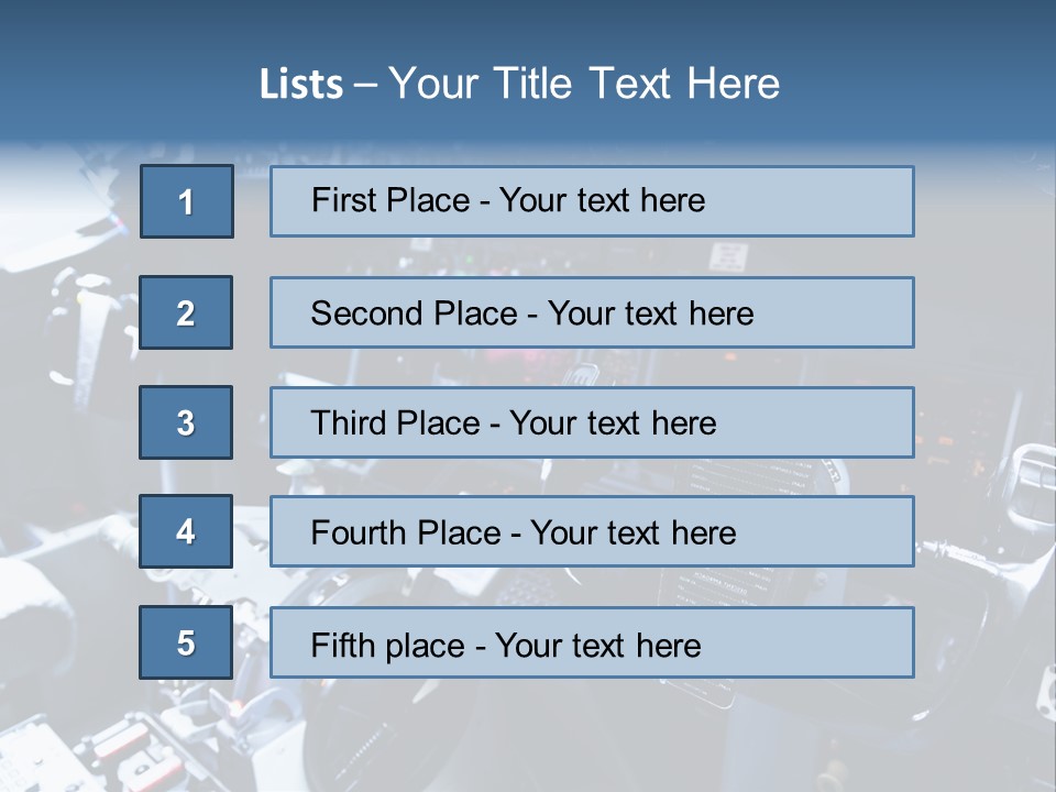 Interior Technology View PowerPoint Template