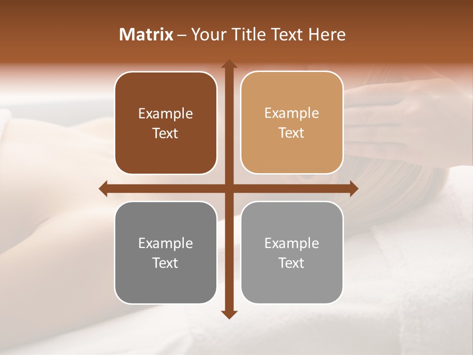 Pretty Person Lying PowerPoint Template