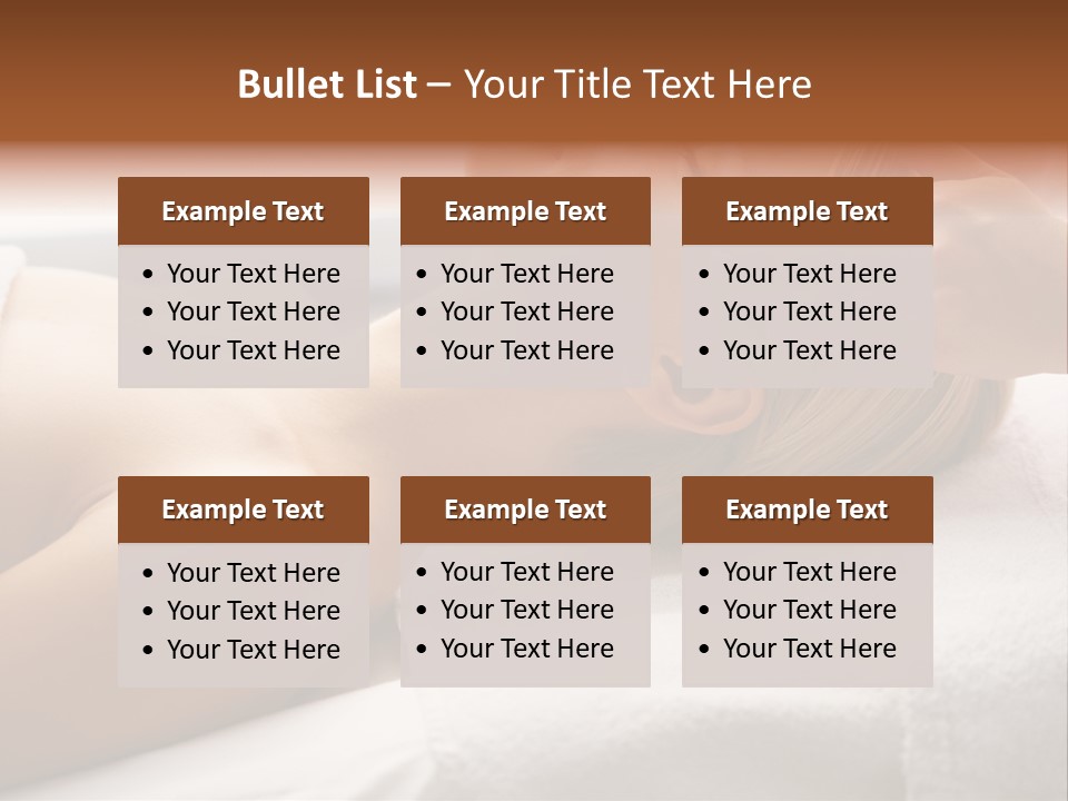 Pretty Person Lying PowerPoint Template