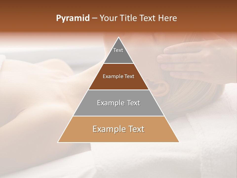 Pretty Person Lying PowerPoint Template