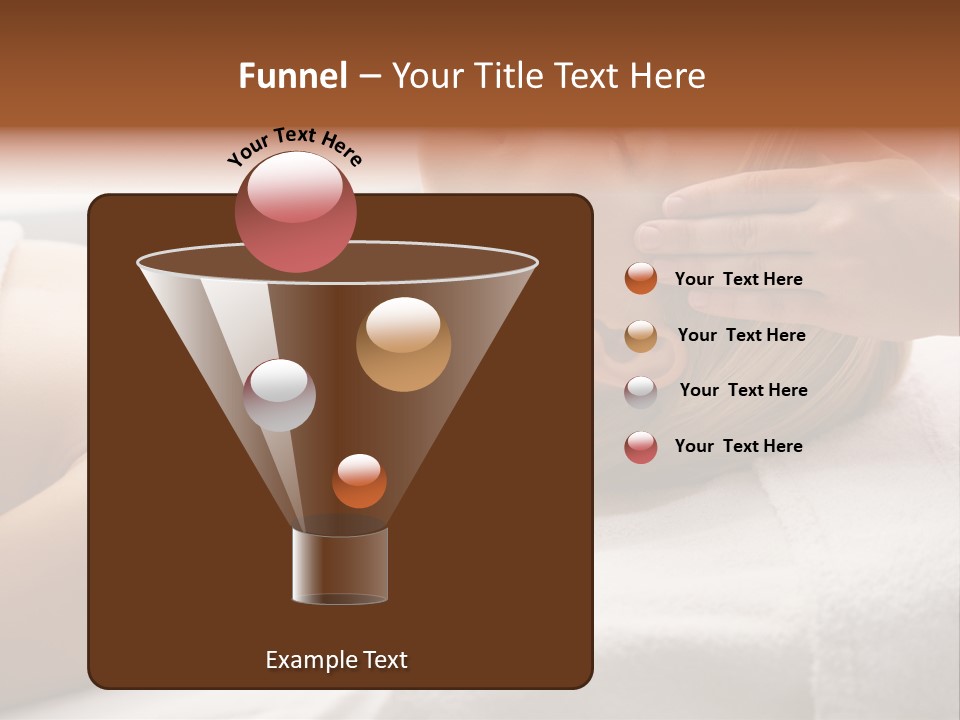 Pretty Person Lying PowerPoint Template