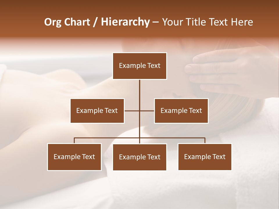 Pretty Person Lying PowerPoint Template