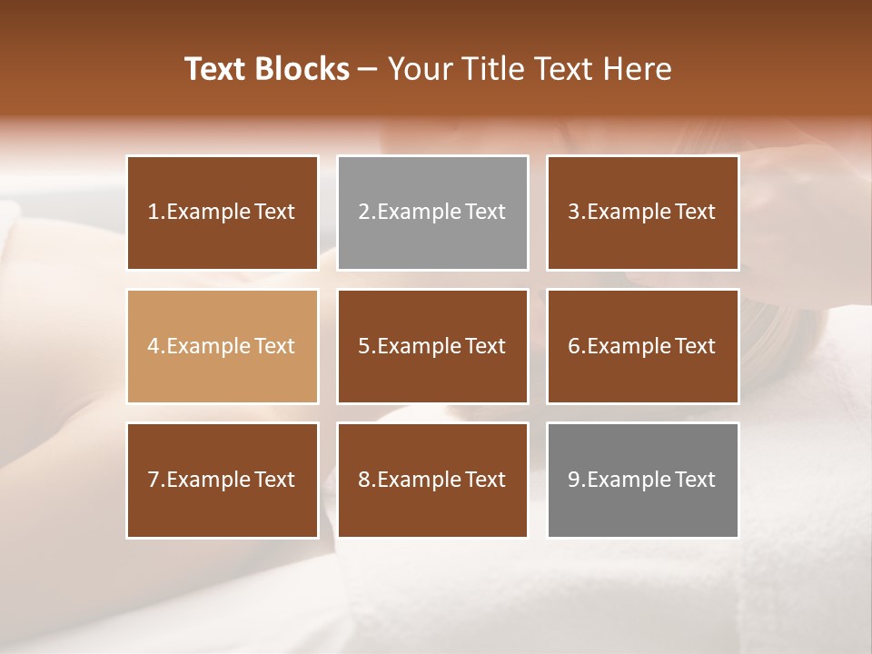 Pretty Person Lying PowerPoint Template