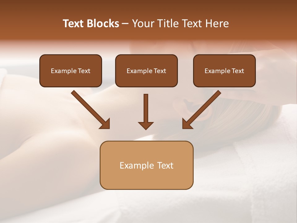 Pretty Person Lying PowerPoint Template