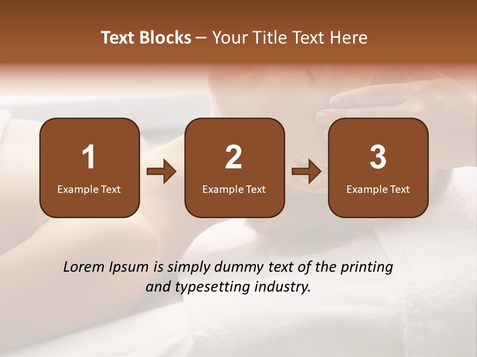 Pretty Person Lying PowerPoint Template