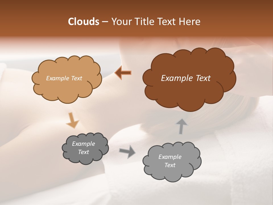 Pretty Person Lying PowerPoint Template
