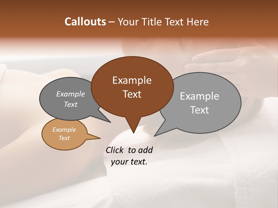 Pretty Person Lying PowerPoint Template