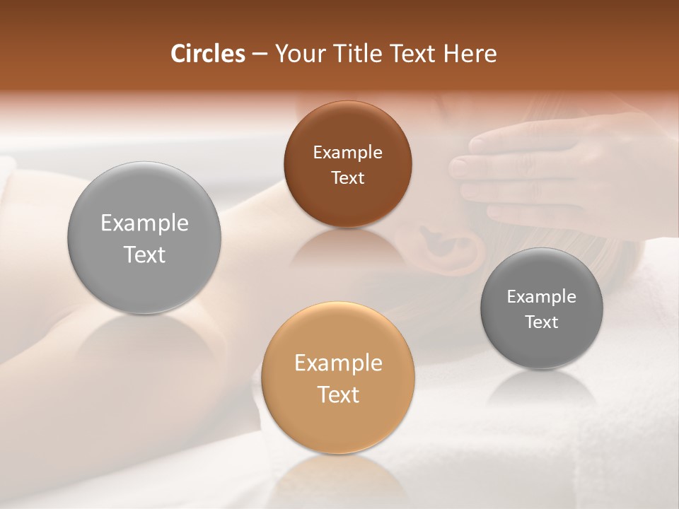 Pretty Person Lying PowerPoint Template