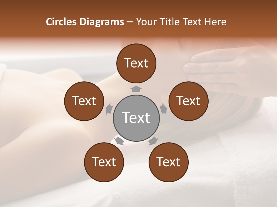 Pretty Person Lying PowerPoint Template