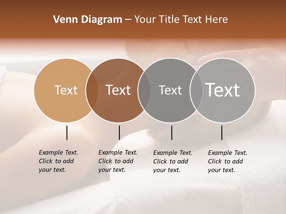 Pretty Person Lying PowerPoint Template