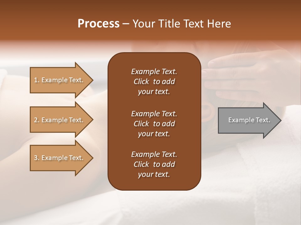 Pretty Person Lying PowerPoint Template