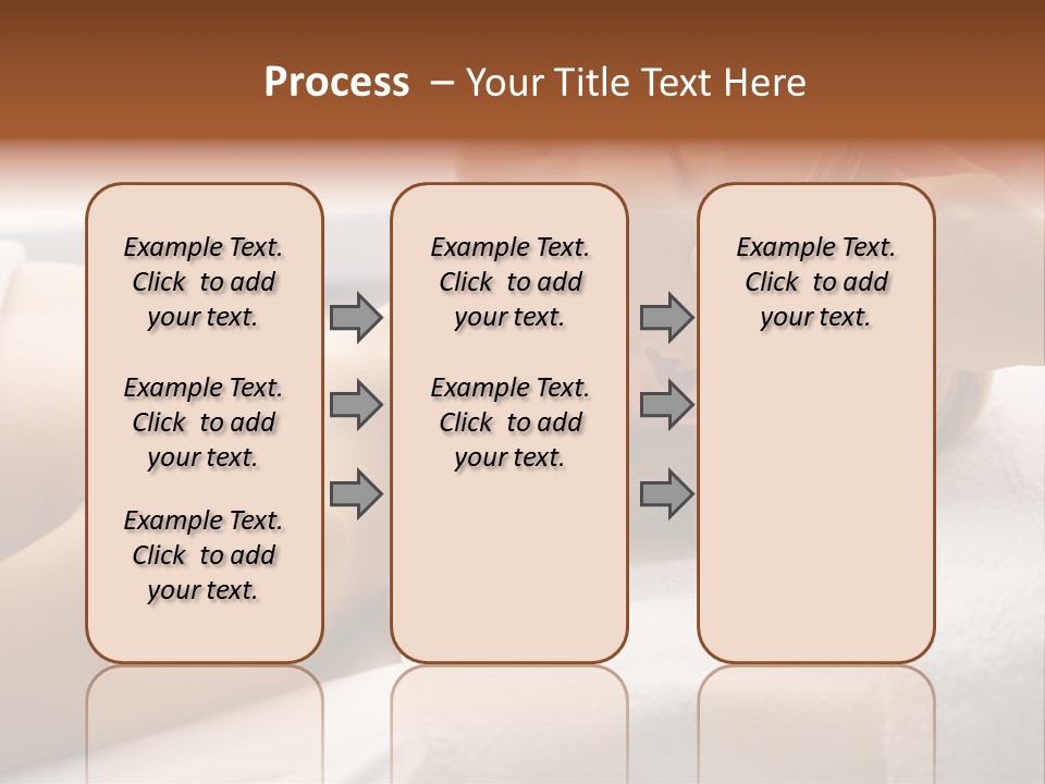 Pretty Person Lying PowerPoint Template