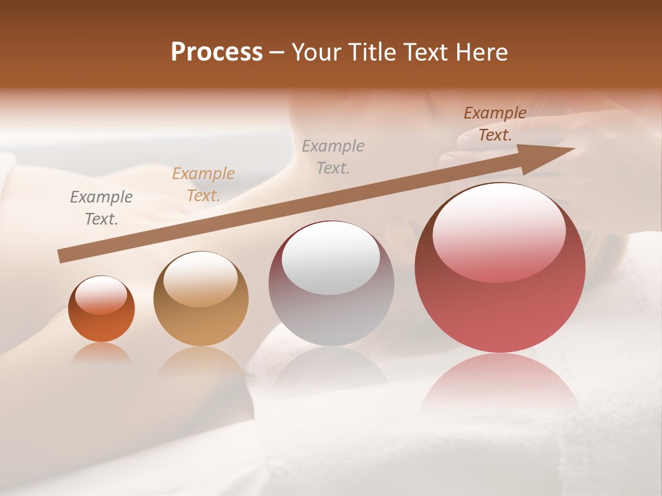 Pretty Person Lying PowerPoint Template